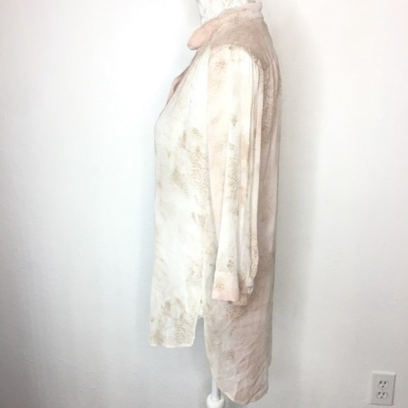 Wilfred Silk Blouse Watercolor Honey Comb SM 322 - Picture 4 of 7